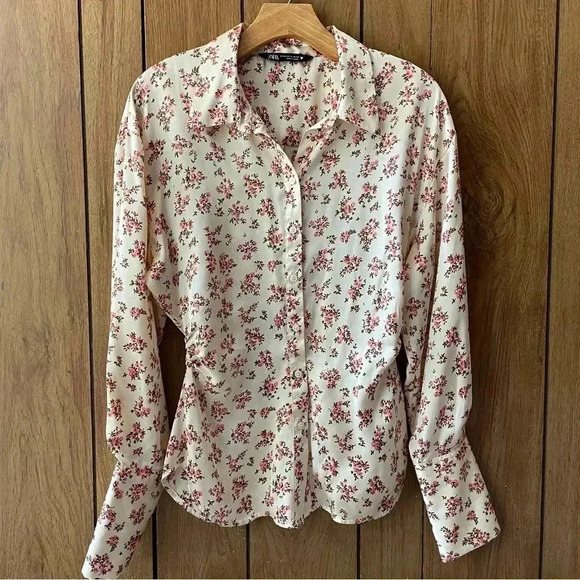 Zara Silk Shirt - Picture 2 of 8